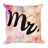 Mr. and Rings Husband Couple Pillow Cushion, Pillows, $ 78.00, A Moment Of Now™